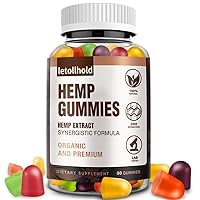 Organic Hemp Edibles Advanced Extra Strength High Potency Made with Natural Hemp Oil Gummy for Adults - Low Sugar Supplements Hemp Candy Made in USA Lemon Flavor