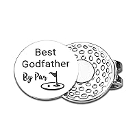 Godfather Gifts from Godchild Godfather Gifts for Fathers Day Baptism Godfather Proposal Gifts for Men Godfather Magnetic Golf Ball Markers Hat Clip Confirmation Gifts for Godfather Birthday Christmas