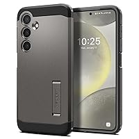 Spigen Tough Armor Designed for Galaxy S24 Case (2024), [Military-Grade Protection] - Gunmetal