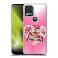 Head Case Designs Officially Licensed Looney Tunes Tasmanian Devil in Love Season Soft Gel Case Compatible with Motorola Moto G Stylus 5G 2021