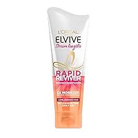 Elvive Dream Lengths Rapid Reviver Power Conditioner, Nourishing & Strengthening Treatment, Enriched with Castor Oil, For Long, Damaged Hair 180ml