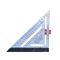 7inch 12inchTriangle Ruler 90 Degree 45 Degree Ruler Woodworking Measurement Tool Carpenter Square Tool Angle Protractor Ruler for Quilting Inches Metal Woodwork Sewing 90 Degrees Angle Tool