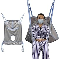 Full Body Lifting Transfer Belt, Patient Lift Sling, Toilet Sling, for Elderly Bariatric and Disabled People,XL