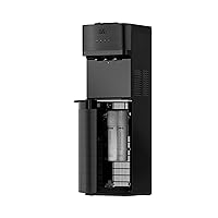 520 Bottleless Water Cooler Dispenser with 2 Stage Filtration - Self Cleaning, Hot Cold and Room Temperature Water. 2 Free Extra Replacement Filters Included - UL Approved