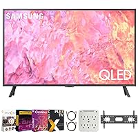 Samsung Q60 85 Inch QLED 4K Smart TV Bundle with Premiere Movie Streaming Package & TV Setup Bundle with Wall Mount + Surge Adapter + HDMI Cable & More (2023)