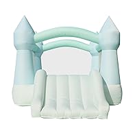 Bounceland Bouncy Castle Daydreamer Mist Bounce House, Pastel Bouncer with Slide, 12 ft L x 9 ft W x 7 ft H, UL Blower Included, Trendy Bouncer for Kids, Indoor and Outdoor Use