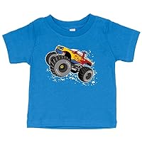 Truck Baby T-Shirt - Monster Truck Tee Shirt - Graphic T-Shirt