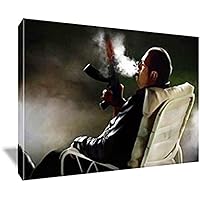Wall Art Smoking Posters Prints Canvas Painting Mural Picture Artwork Wall Decor Home Decoration for Gifts for Living Room With Inner Frame