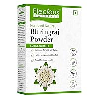 Elecious Bhringraj Powder for hair growth (200 Grams) | Edible | Good for Hair pack, Hair oil and oral consumption | Preservative free