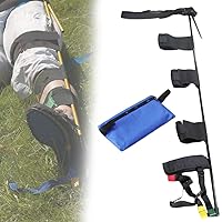 Leg Traction Splint Device for Outdoor First Aid, Emergency Rescue & Accidents - Calf Feet Thigh Immobilization Supplies
