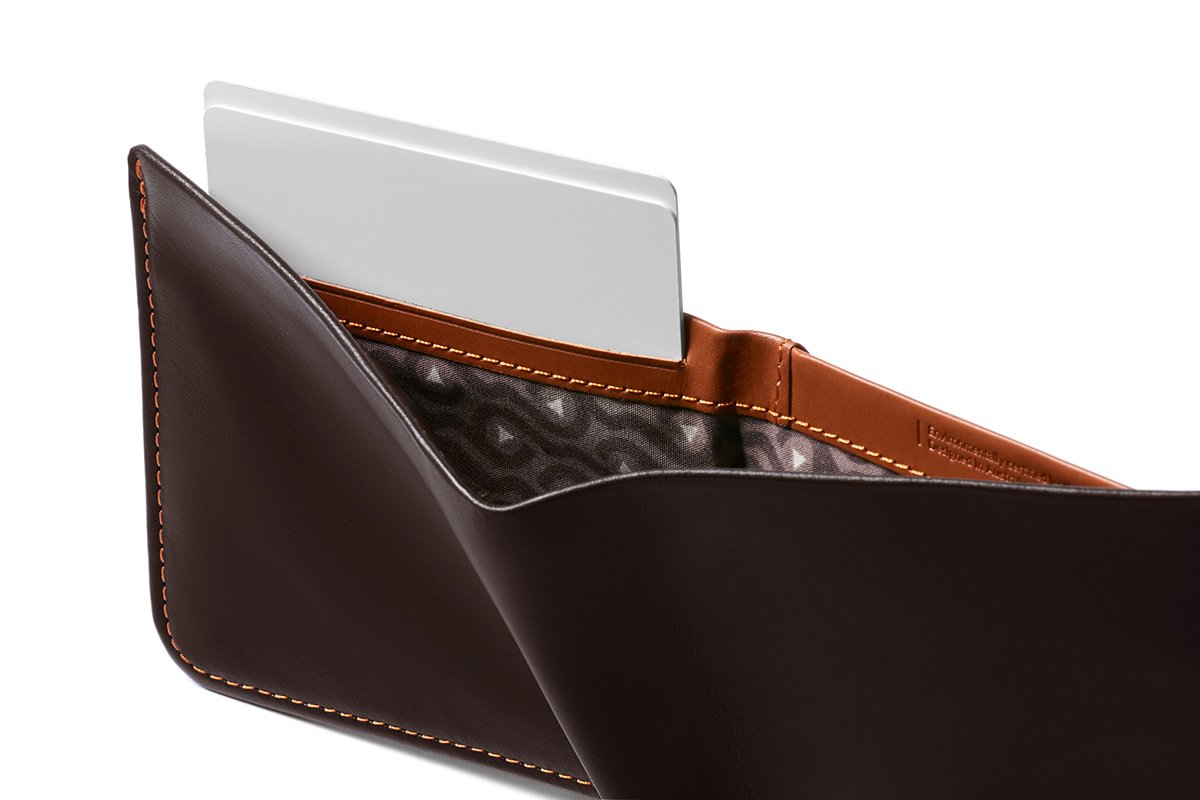 Bellroy Hide & Seek Wallet (Slim Leather Bifold Design, RFID Protected, Holds 5-12 Cards, Coin Pouch, Flat Note Section, Hidden Pocket)