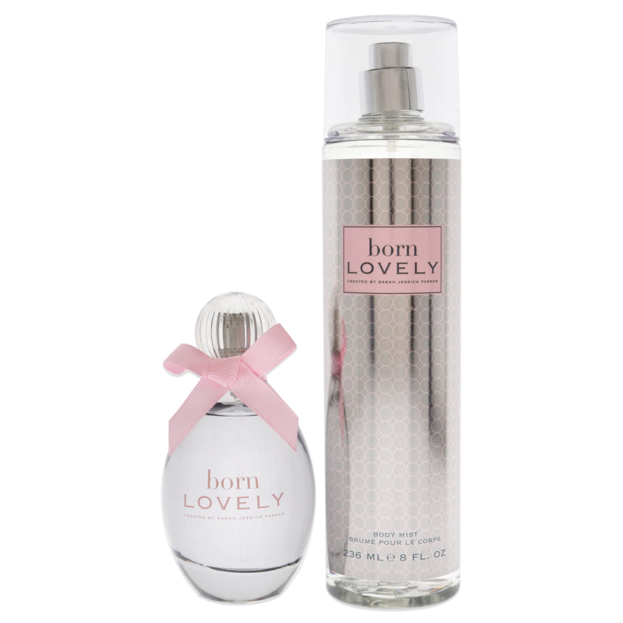 Born Lovely by Sarah Jessica Parker for Women - 2 Pc Gift Set 1.7oz EDP Spray, 8oz Body Mist