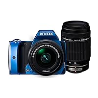 Pentax K-S1 SLR Lens Kit with DA L 18-55 mm and DA L 55-300 mm (Blue)