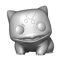 Funko POP Games: Pokemon - Bulbasaur (Silver Metallic) Collectible Vinyl Figure, Multicolor, 3.5