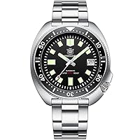 Steeldive Men Watch Automatic 1970 SD1970 Wristwatch NH35 Movement 200M Diving Watches