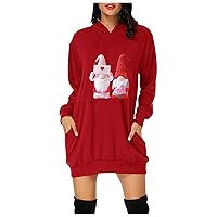 XJYIOEWT Spring Dresses for Women 2024 Plus Size Long,Womens Valentine's Hooded Sweatershirts Long Sleeve Oversized Coup