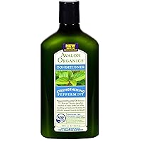 Avalon Organics Strengthening Peppermint Conditioner 11 oz(Pack of 5)