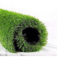 Artificial Grass 4FTX7FT(28 Square Feet), Realistic Fake Grass Deluxe Turf Synthetic Thick Lawn Pet Turf, 1 3/8” Height, Outdoor Decor, Customized