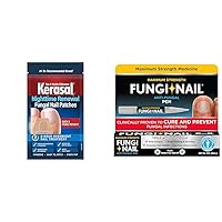 Kerasal Nighttime 14 Patch Nail Fungus Repair + Fungi-Nail 0.10 fl oz Antifungal Pen Applicator
