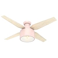 Hunter Fan Company 50263 Cranbrook Ceiling Fan, 52 Blush Pink Finish