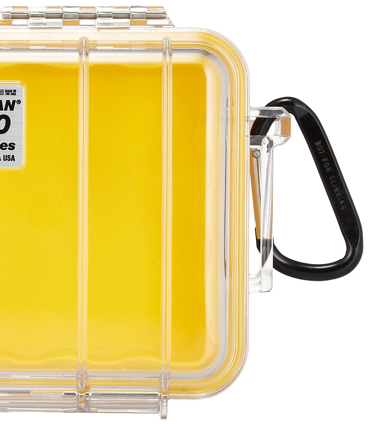 Pelican 1040-027-100 1040 Micro Case (Yellow/Clear)