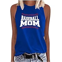 Baseball Mom,Baseball Life,Tee-Ball Mom Leopard Heart Baseball Girls It's Baseball Y'all, Weekend Game Day Tank Tops