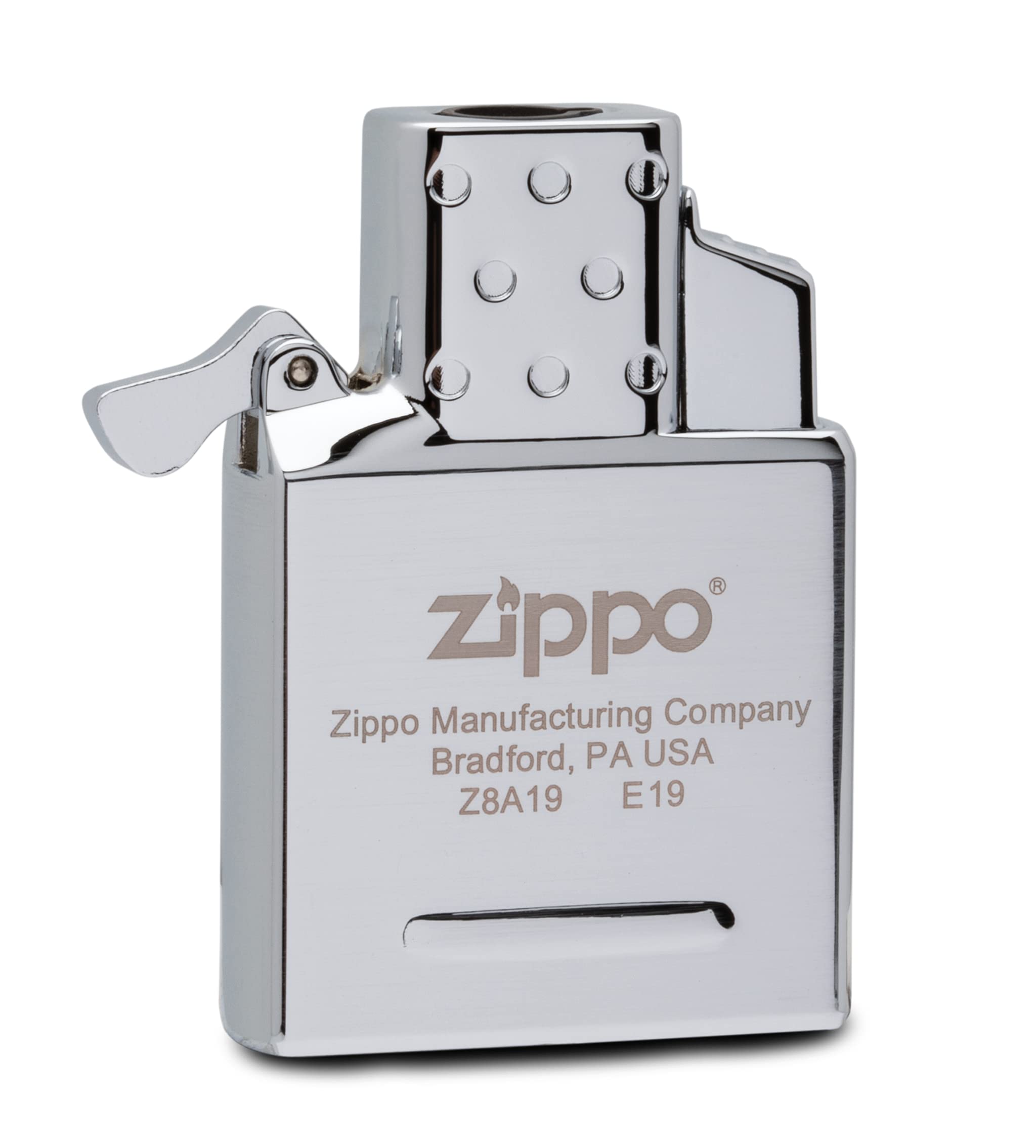 Zippo 65826 Butane Lighter Insert - Single Torch, Chrome