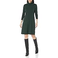 Nine West Womens Cowl Neck Fit And Flare Dress