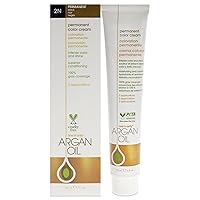 One n Only Argan Oil Permanent Color Cream - 2N Black Hair Color Unisex 3 oz