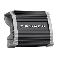 Crunch PZ2-1530.4D POWERZONE 1500 Watt Mono Amplifier, 4-Channel Car Audio Amplifier, Bass Remote Included