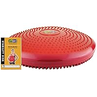 GoFit Core Stability Disk for Balance, Core Strength and Ab Workouts, Yoga, Pilates