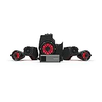 Rockford Fosgate RZR19RCPXP-STG4 Audio Kit: Ride Command 3-Way Interface, 1500-Watt Amp, Front Speakers, M1 Color Optix 10