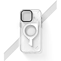 Aulumu A15 PC for iPhone 15 Pro Magnetic Case - IMD Technology - Compatible with Magsafe [Aluminum Alloy Camera Frame] - Transparently