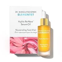 ELEMENTET Hydra Re-New® Rejuvenating Face Serum: A serum and oil in one product. Anti-ageing and rejuvenating. Hydrate and brighten. Lightweight formula to promote a more toned and even complexion.