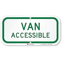 SmartSign - K-1507-HI-06x12 Van Accessible Sign By | 6
