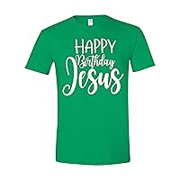 Happy Birthday Jesus Printed T-Shirt Happy Birthday Jesus T-Shirt Marry Christmas Tee Shirt