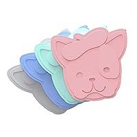 Bentgo® Buddies Reusable Ice Packs - Slim Ice Packs for Lunch Boxes, Lunch Bags, and Coolers - Multicolored 4-Pack (Puppy)