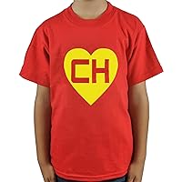 Chespirito Chapulin Colorado Corazon Heart Kids Shirt