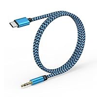 Samsung USB C to 3.5mm Audio Aux Jack Cable, 3ft Type C to 3.5mm Headphone Car Stereo Cord for iPhone 15 Pro Max, Samsung Galaxy S24 S23 FE S22 Note 20 A15 A05s A54 A14 A34, Pixel 8 Pro 8 7 Pro 7 6a