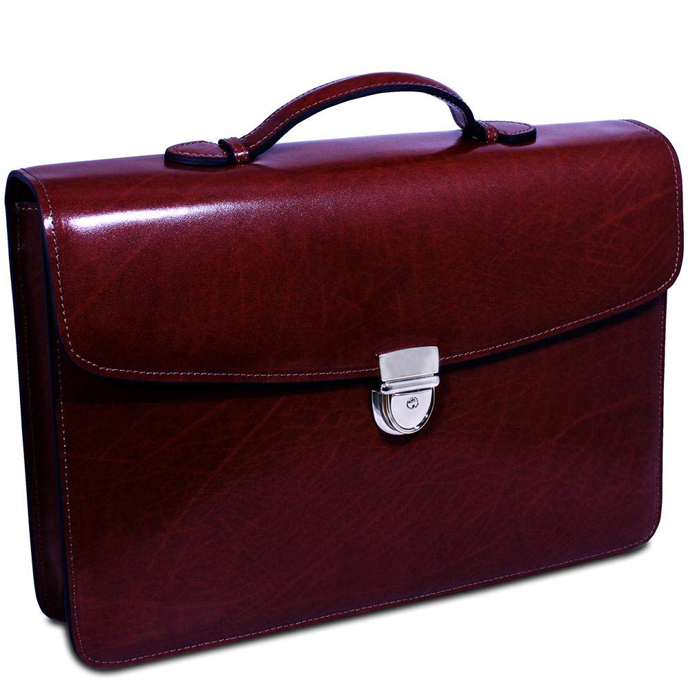 Jack Georges Elements Slim Briefcase #4501 (Burgundy)
