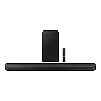 SAMSUNG HW-Q600C 3.1.2ch Soundbar w/Dolby Audio, Q-Symphony, Adaptive Sound, HDMI eARC, Game Mode Pro, Bluetooth, Acoustic Beam, Tap Sound (Newest Model),Black