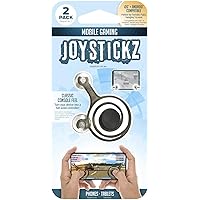 ReTrack 2 Pack Mobile Gaming Joystick for FPS, RPG, MOBA and Console Port Compatible, Designed to Work with All Smartphones (ETZJOY2PK)
