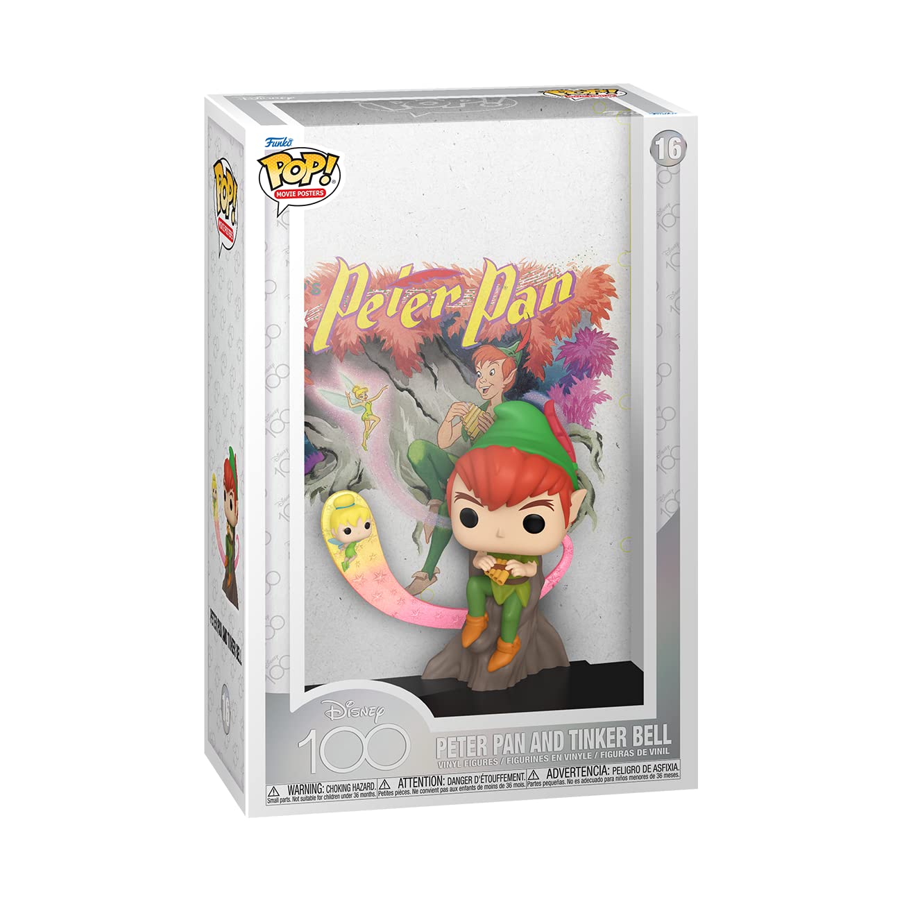 Funko Pop! Movie Poster: Disney 100 - Peter Pan, Peter Pan and Tinker Bell