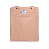 Men's Shackle Pattern Shirt - Color Salmon