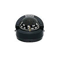 S-53 Ritchie Navigation Explorer Compass 2 3/4-Inch Dial with Surface Mount, Black