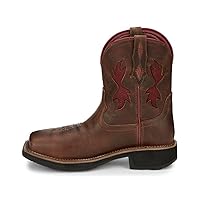 JUSTIN Women's Lathey Western Work Boot Nano Composite Toe - Gy9962