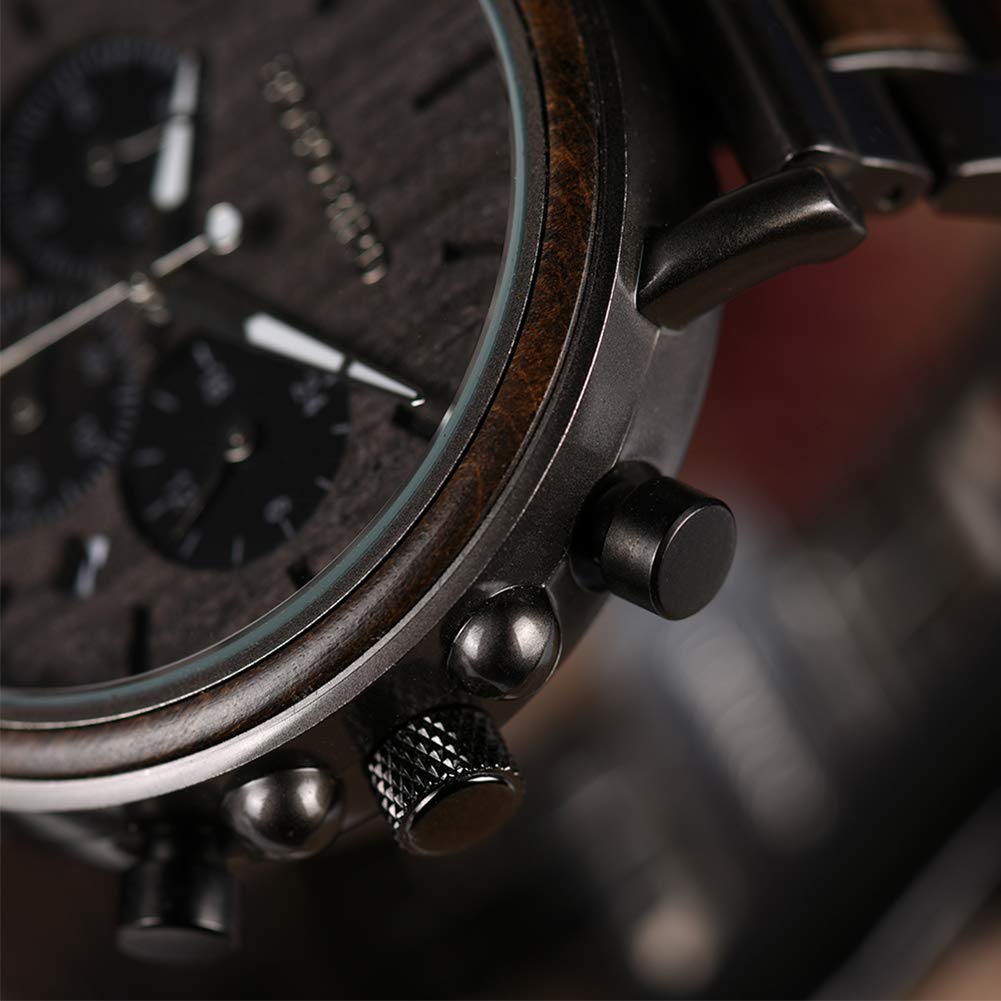 腕時計、アクセサリー メンズ腕時計 Mua BOBO BIRD メンズ 木製腕時計 ビジネス カジュアル 腕時計 