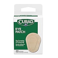 Curad Eye Patch, Non-Woven (Paper), 2 1/4 Inches X 3 1/8, Inches, 20 Count
