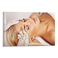 Beauty Salon Poster Botox Dermal Filler Injections Poster Poster for Room Aesthetic Posters & Prints on Canvas Wall Art Poster for Room 20x30inch(50x75cm)