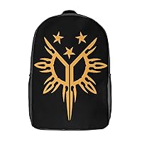 Tribal Filipino Philippines Sun and Stars Flag Printed Backpack 17 Inch Shoulders Daypack Large Capacity Laptop Bag for Men Women